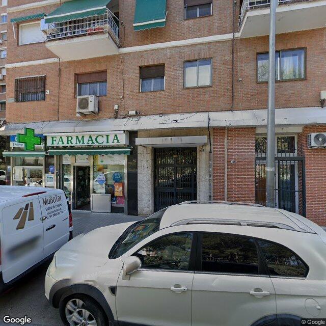 Street view near Farmacia Manzanares in Madrid