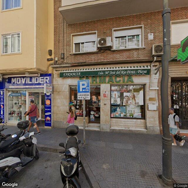 Street view near Farmacia María José Del Rio Pérez Piaya in Málaga