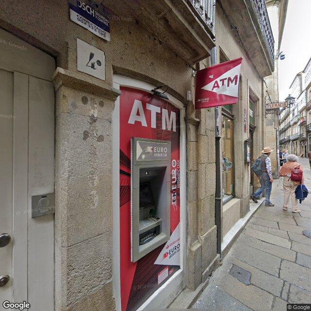 Street view near Farmacia Martínez in Santiago de Compostela