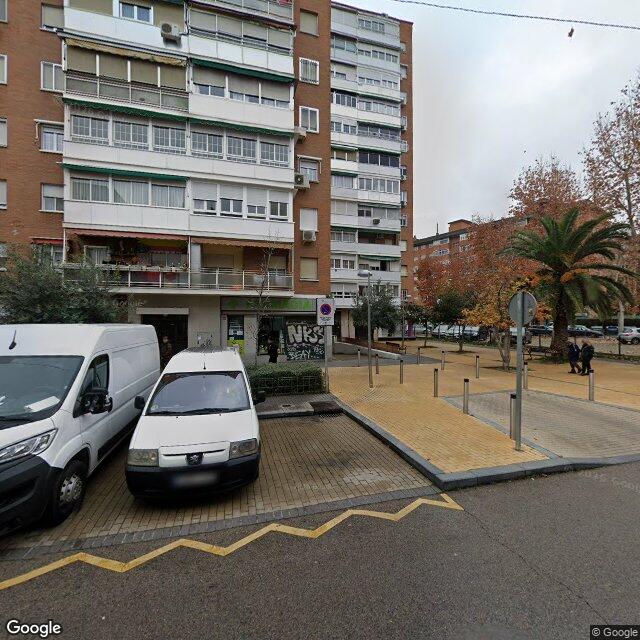 Street view near Farmacia Mayoral in Madrid