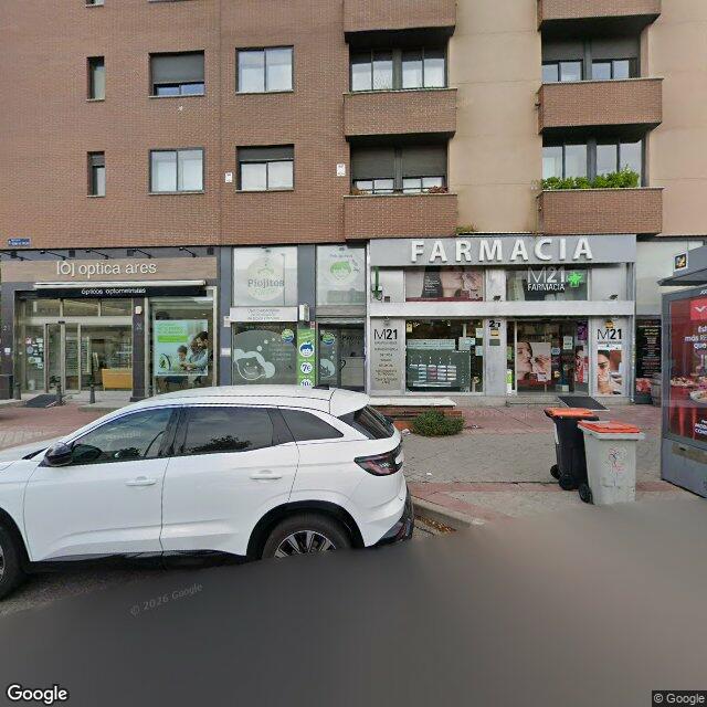 Street view near Farmacia Melide M21 in Madrid