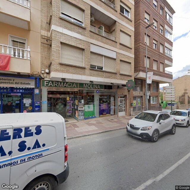 Street view near Farmacia Molina in Cehegín