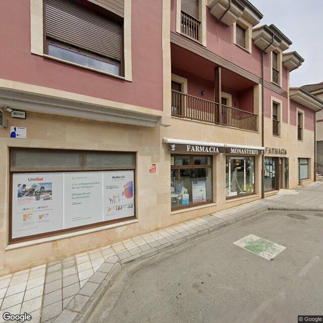 Street view near Farmacia Monasterio in Bárzana