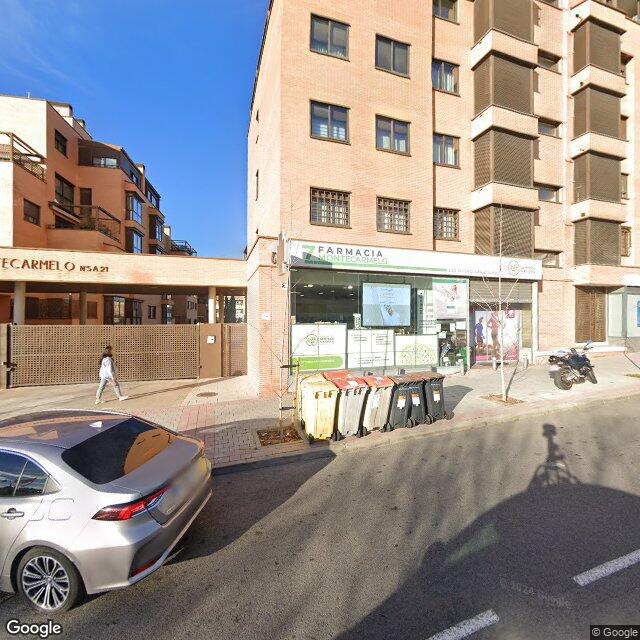 Street view near Farmacia Montecarmelo in Madrid