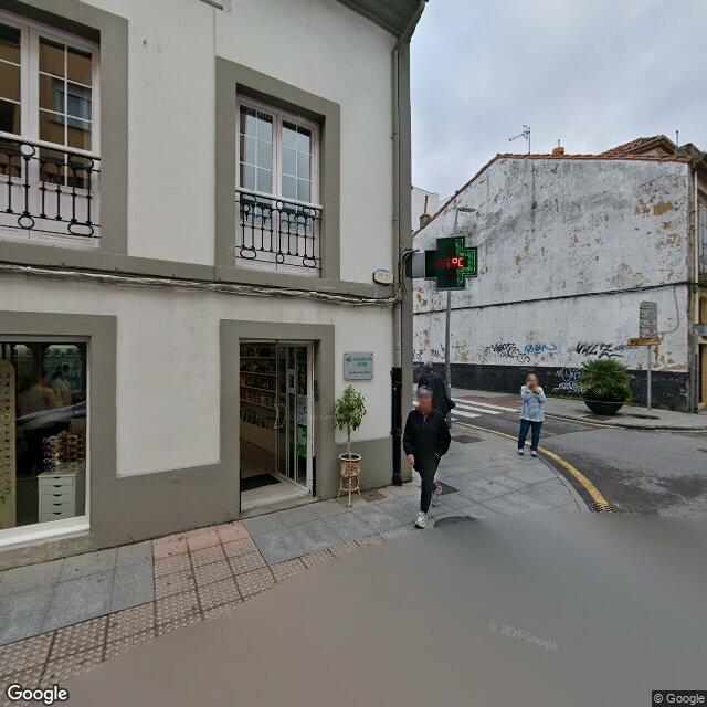 Street view near Farmacia Mori in Lluanco/Luanco