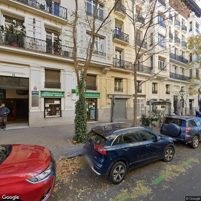 Street view near Farmacia Myiriam Aritio in Madrid