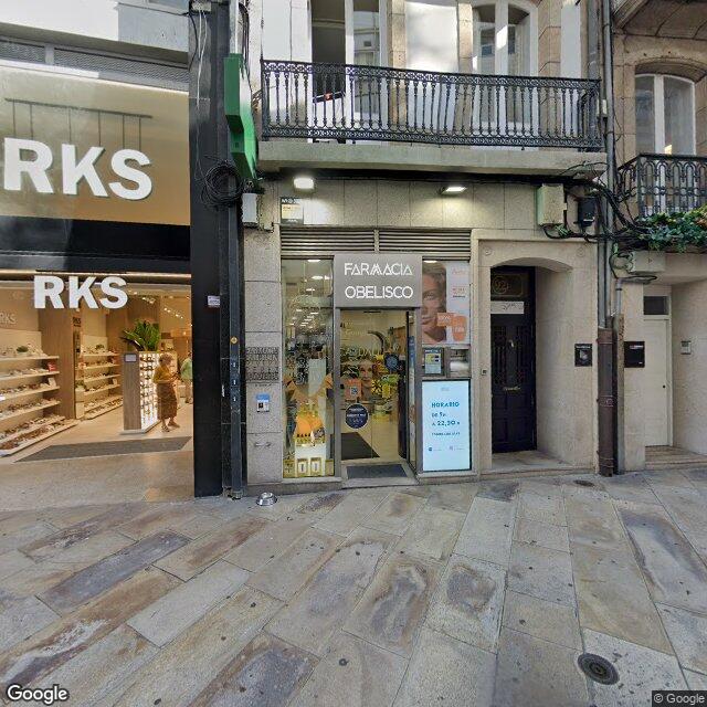 Street view near Farmacia Obelisco in A Coruña