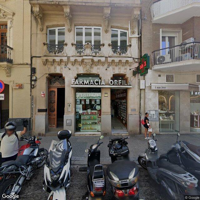 Street view near Farmacia Orfila in Sevilla