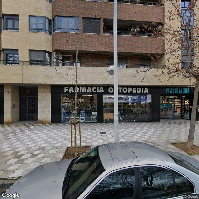 Street view near Farmacia Paseo De La Cuba in Spain