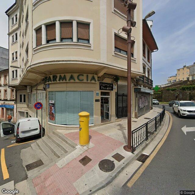Street view near Farmacia Pillado in Lugo