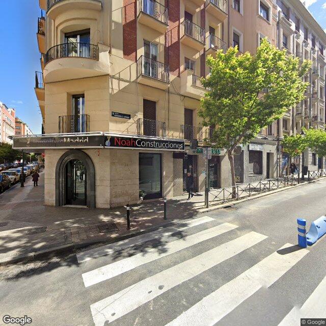 Street view near Farmacia Pina in Madrid