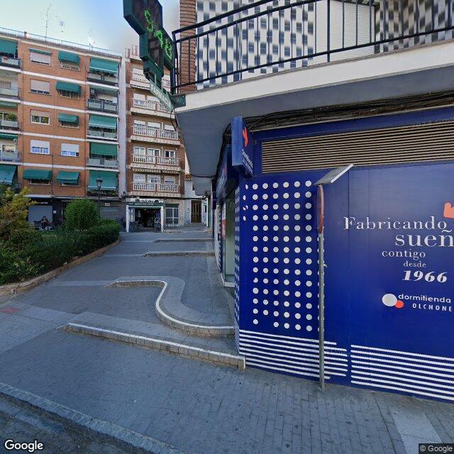 Street view near Farmacia Plaza Mayor in Spain