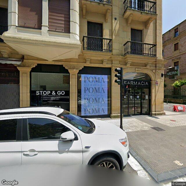 Street view near Farmacia Poma in Donostia / San Sebastián