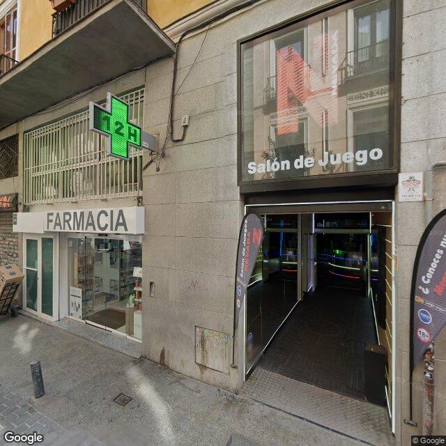 Street view near Farmacia Príncipe in Madrid