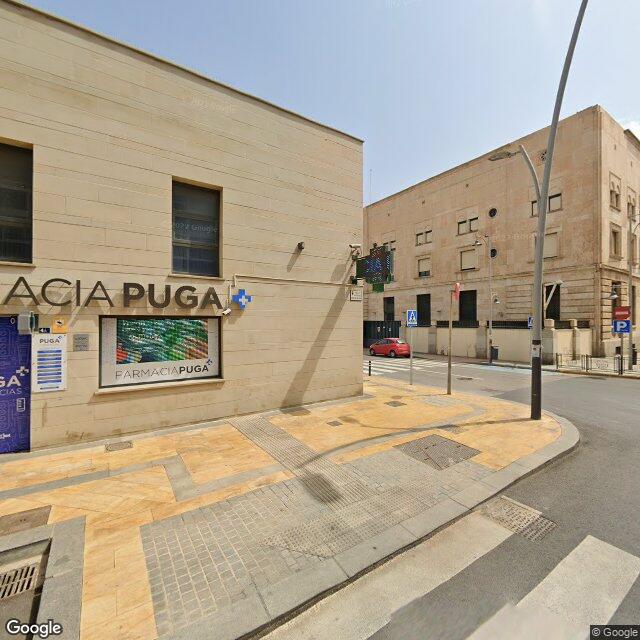Street view near Farmacia Puga in Melilla