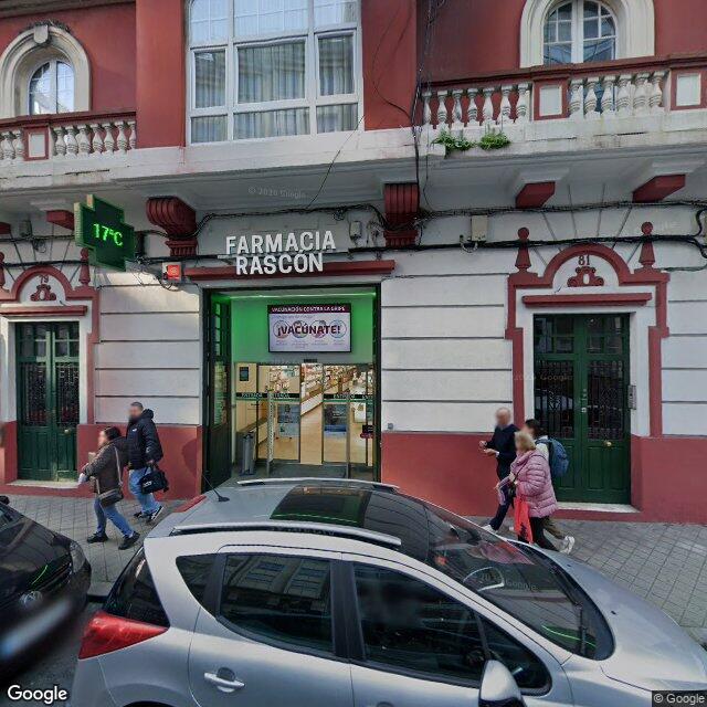 Street view near Farmacia Rascón in A Coruña