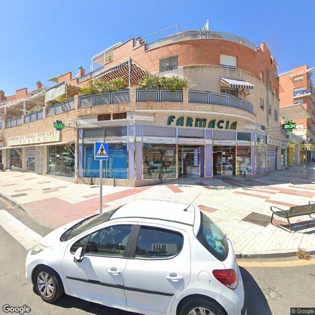Street view near Farmacia Rosaleda in Málaga