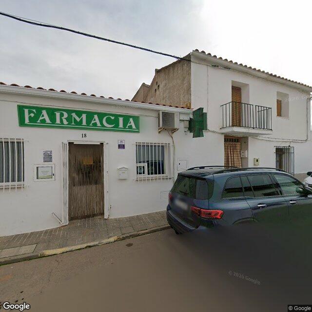 Street view near Farmacia Ruiz De Castañeda in Llanos del Caudillo