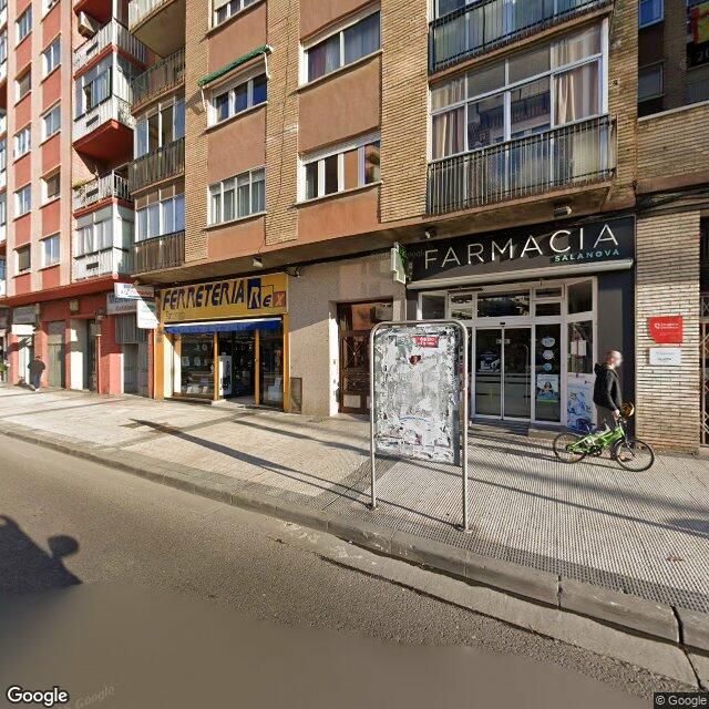 Street view near Farmacia Salanova in Zaragoza