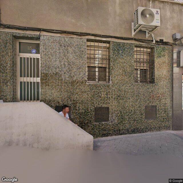 Street view near Farmacia San Enrique in Madrid