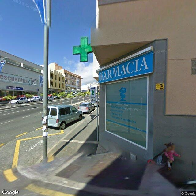 Street view near Farmacia San Isidro in San Isidro