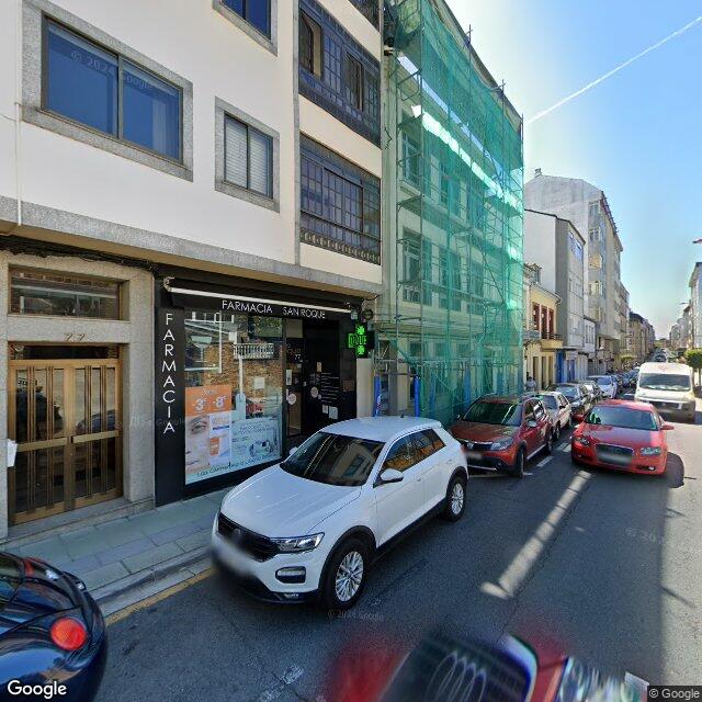 Street view near Farmacia San Roque in Lugo