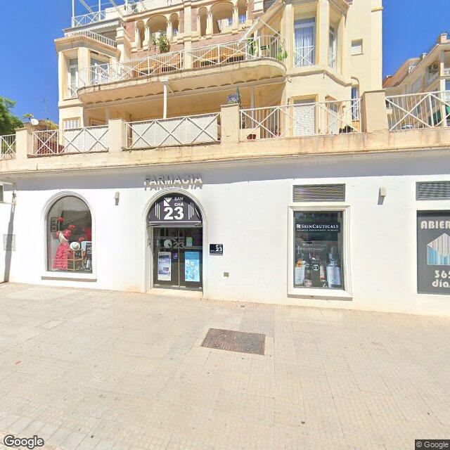 Street view near Farmacia Sancha 23 in Málaga