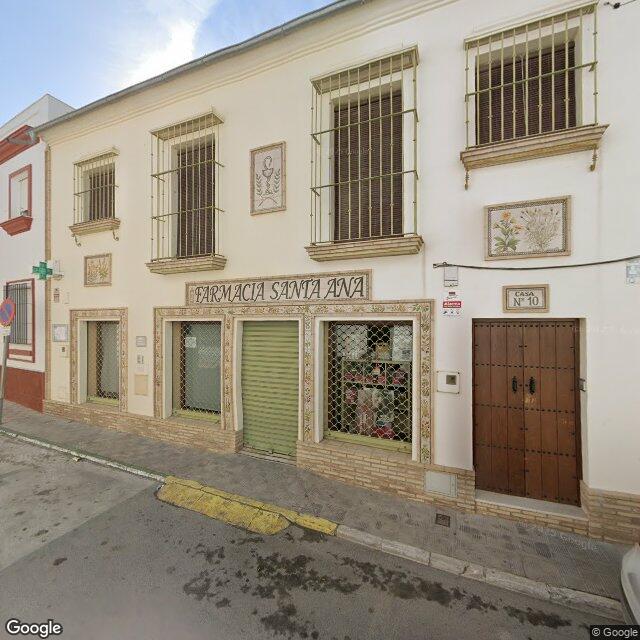 Street view near Farmacia Santa Ana Garrido in Huévar del Aljarafe