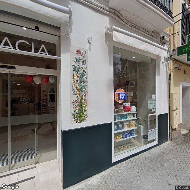 Street view near Farmacia Santa Catalina in Sevilla