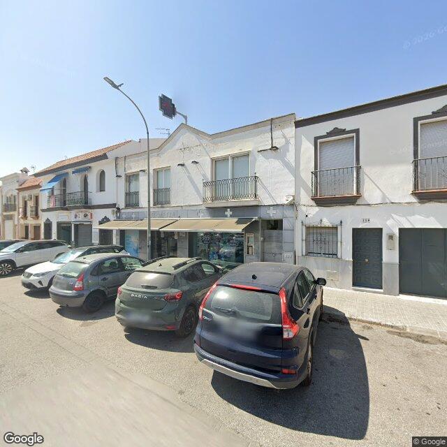 Street view near Farmacia Santa Cruz in San José de la Rinconada