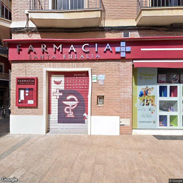 Street view near Farmacia Santa Eulalia in Spain