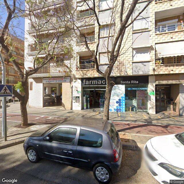 Street view near Farmacia Santa Rita in Spain