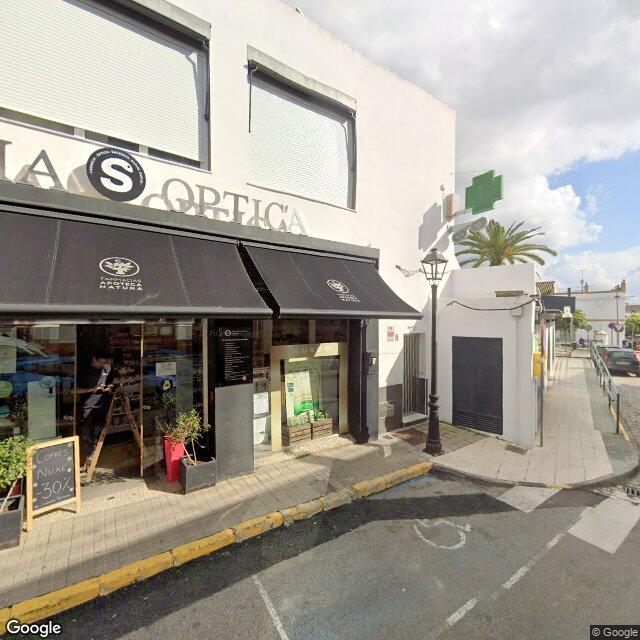 Street view near Farmacia Serrano Ferrero in Salteras