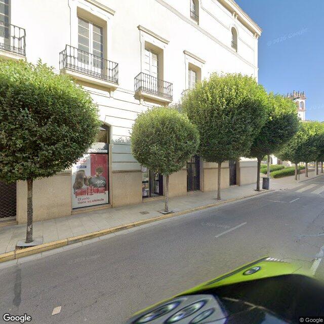 Street view near Farmacia Subiran in Badajoz