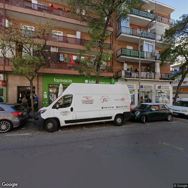 Street view near Farmacia Trébol Ezequiel Solana in Madrid