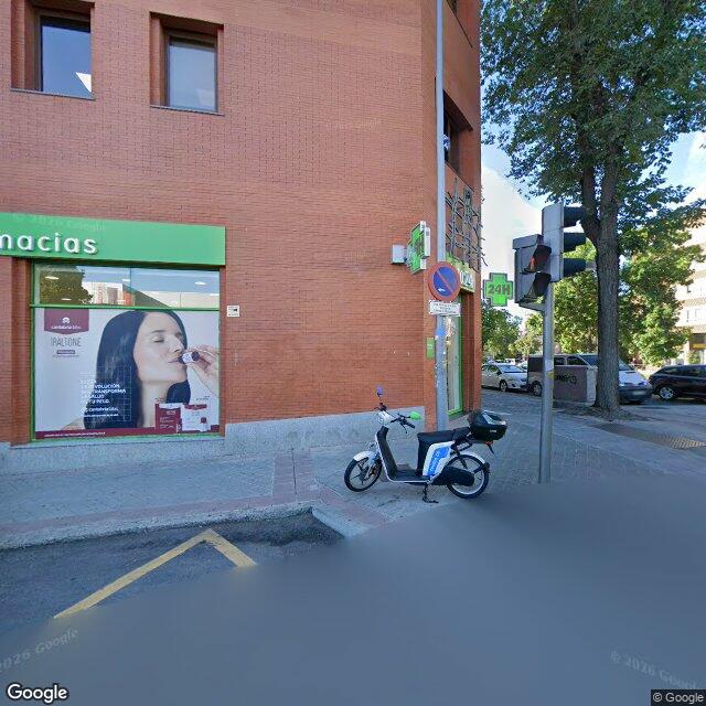 Street view near Farmacia Trébol García Noblejas in Madrid