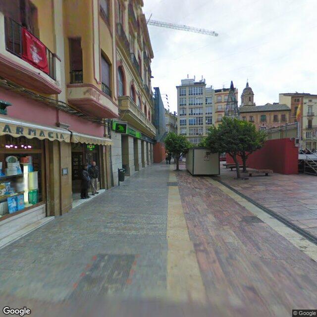 Street view near Farmacia Utrera in Málaga