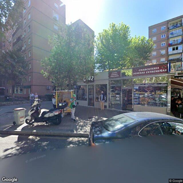 Street view near Farmacia Víctor María Jara Fuente in Madrid