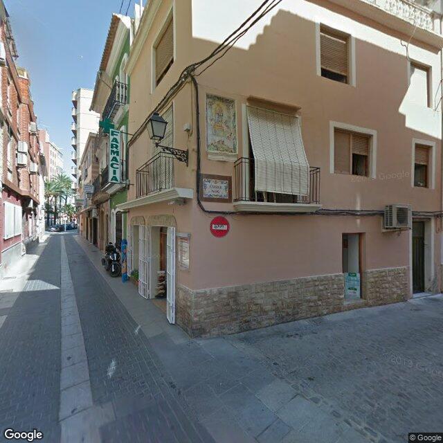 Street view near Farmacia Vallet in Valencia