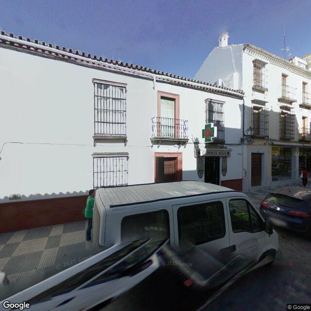 Street view near Farmacia Vega in Lebrija