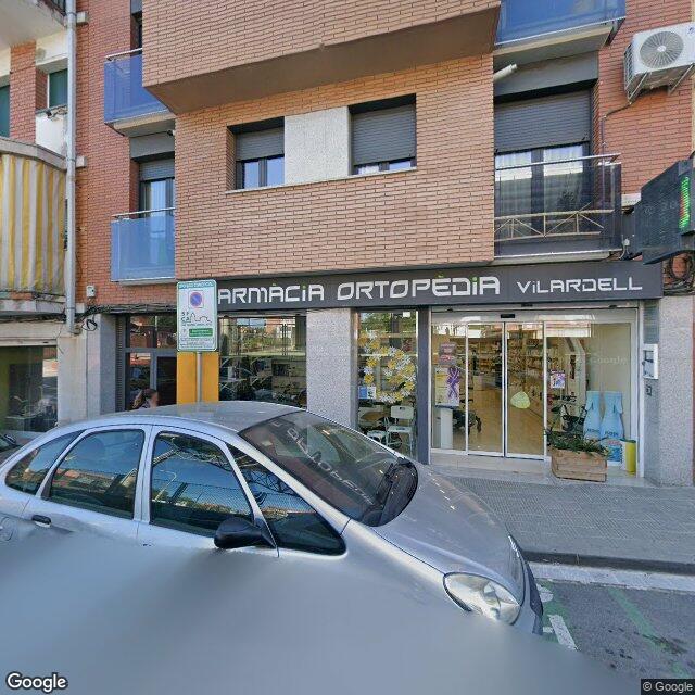 Street view near Farmacia Vilardell in Barcelona