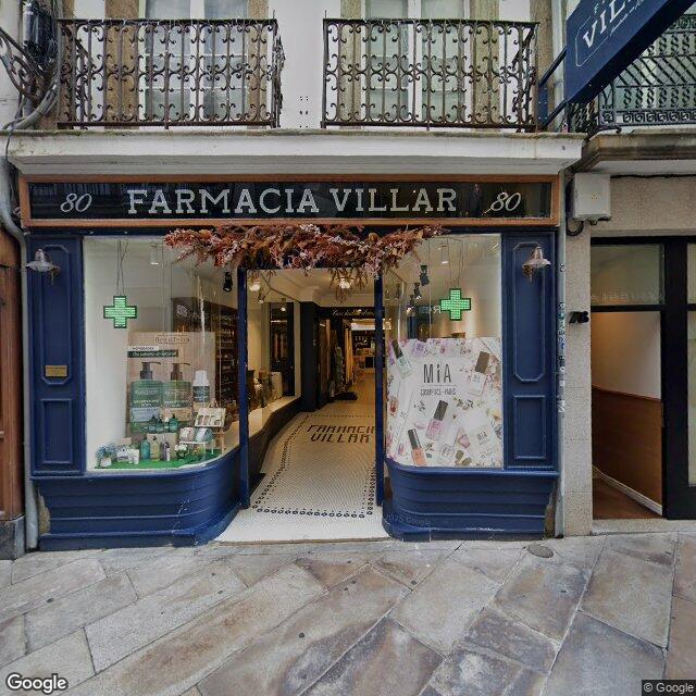Street view near Farmacia Villar in A Coruña