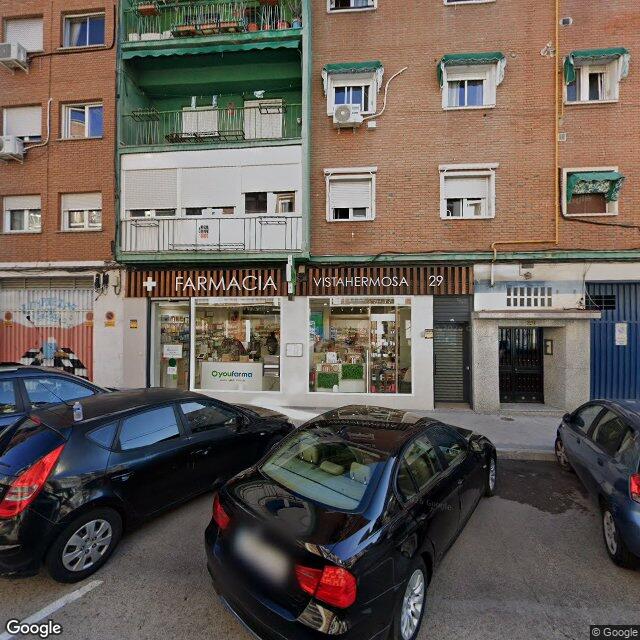 Street view near Farmacia Vistahermosa in Madrid
