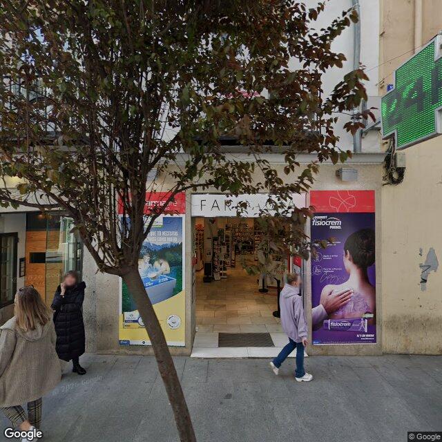Street view near Farmalife in Madrid