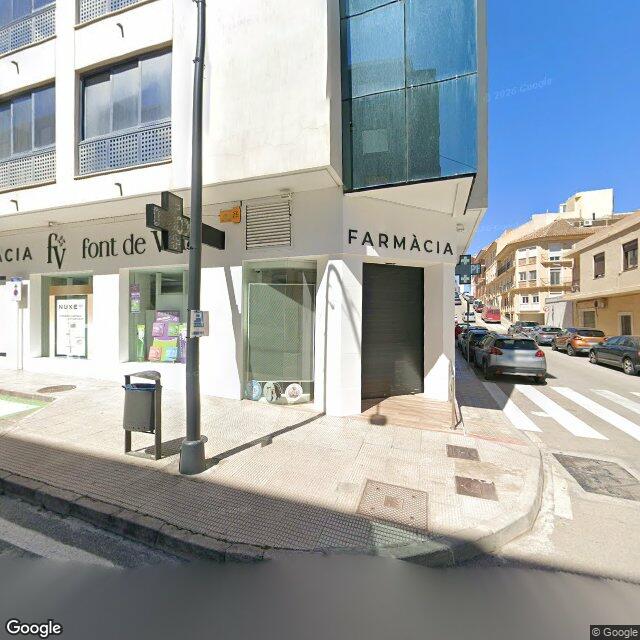 Street view near Font De Vida in Spain