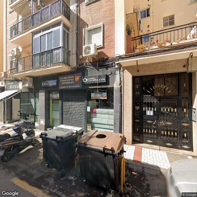 Street view near Girasoles in Malaga