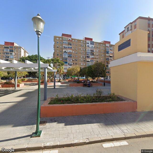 Street view near Guerra Chicano, Dionisio in Malaga