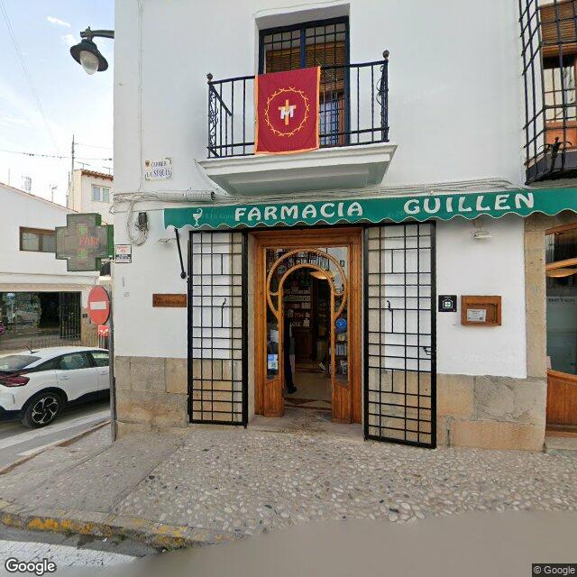 Street view near Guillén Riera in Altea