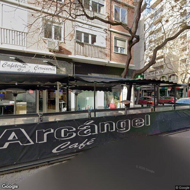 Street view near Irache Villarroya Lorente in Zaragoza