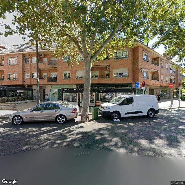 Street view near José Gómez Begué in Pozuelo de Alarcón